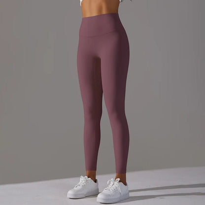 Breathable Cozy High Waist Workout Leggings - Fitness Girl Shop