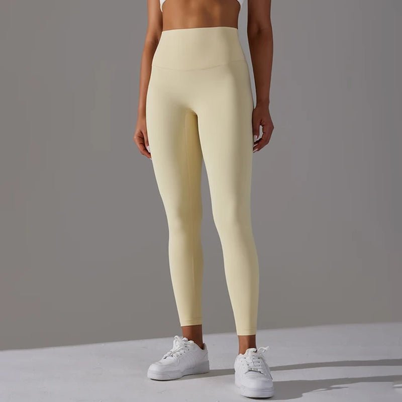 Breathable Cozy High Waist Workout Leggings - Fitness Girl Shop