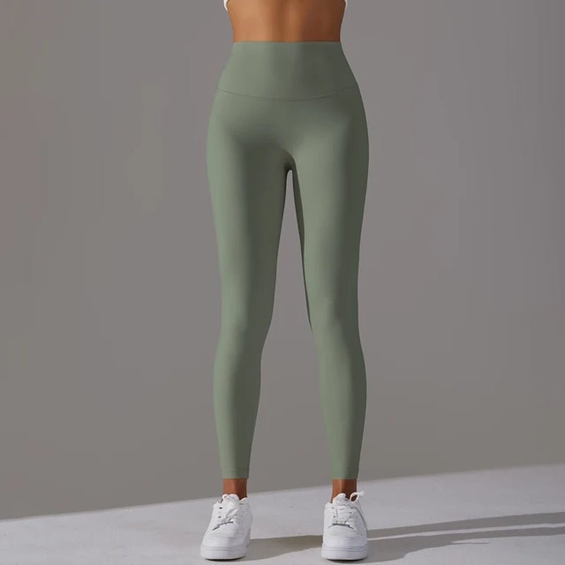 Breathable Cozy High Waist Workout Leggings - Fitness Girl Shop